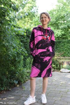 Preview: French Terry Panel ca. 85cm Eddy the Crab Pink by Thorsten Berger von Swafing